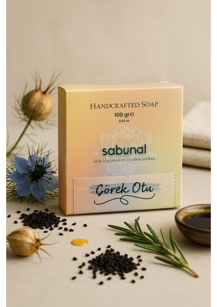 Çörek Otu Sabunu 2 Adet - Yağlı Ciltlere Uygun Doğal Temizlik Sabunu fırsatları