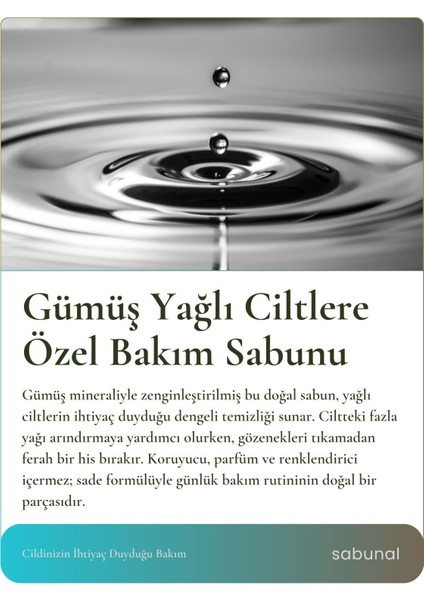 Gümüş Sabunu Yağlı Ciltler İçin 3 Adet - Cilt Bakım Sabunu modelleri