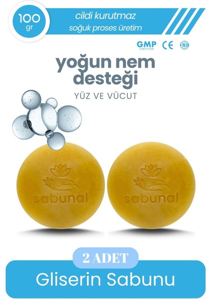 Gliserin Sabunu 2 Adet - Yoğun Nem Destekli Sabun
