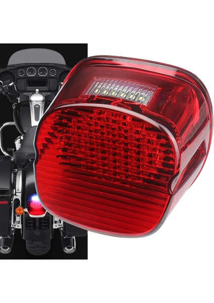 Harley Motosikletler Için Güçlü Penetrasyon Gücüne Sahip 1 Adet Motosiklet Modifiye Kırmızı Arka Stop Lambası LED Fren Lambası (Yurt Dışından) fırsatları
