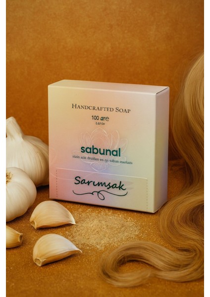 Sarımsaklı Keratin Sabunu - Saç Bakım Sabunu 100 gr fırsatları