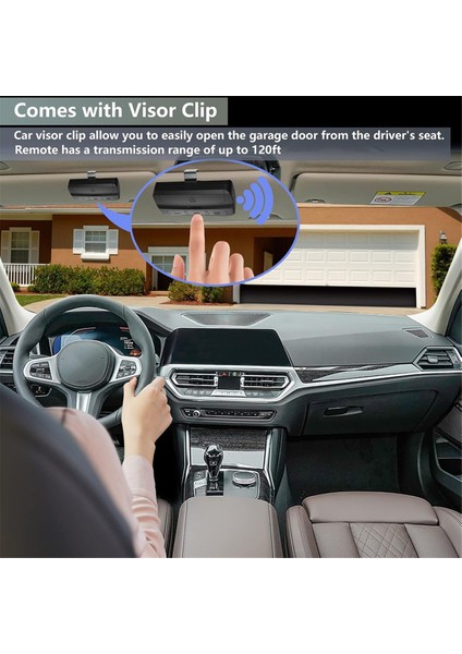 Liftmaster Chamberlain Genie 300-390MHZ Uzaktan Kumanda ile Uyumlu Evrensel Garaj Kapısı Açma Uzaktan Kumandası (Yurt Dışından) modelleri