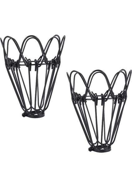 Ayarlanabilir Tel Kafes Abajur, 2'li Paket Metal Kuş Kafesi Ampul Koruyucu Ada Kolye Aydınlatma Armatürü Düşen Lamba Tutucu (Yurt Dışından) modelleri