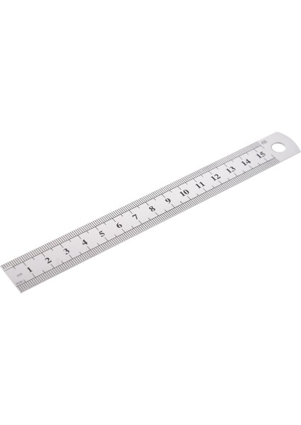 Adet Çift Taraflı Işaretli 15 cm 6 Inç Paslanmaz Çelik Düz Cetvel (Yurt Dışından) modelleri