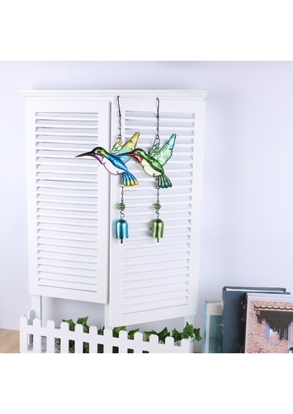 Kuş Rüzgar Çanları, Duvar Pencere Kapı Rüzgar Çanları Süsleri (Mavi, 1 Adet) (Yurt Dışından) indirimleri