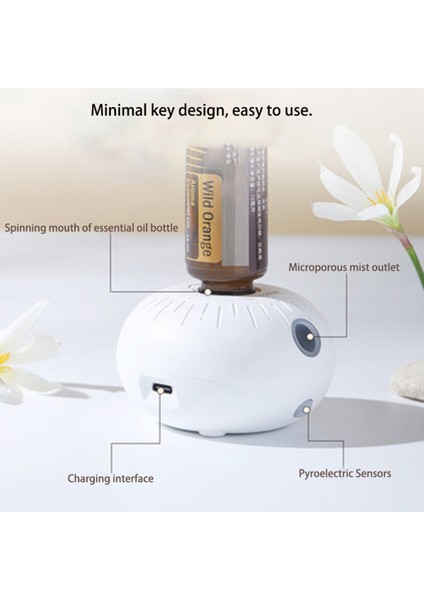 Mini Saf Yağ Koku Difüzör Aromaterapi Makinesi Otomatik Indüksiyon Aroma Difüzör USB Için Taşınabilir Sevimli (Yurt Dışından) modelleri