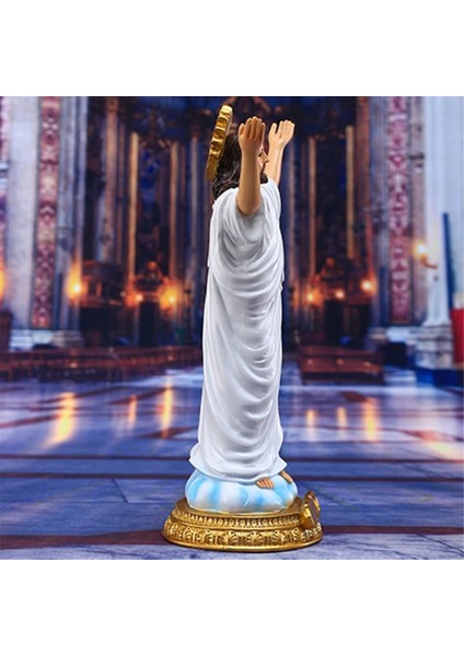 8.86 Inç Boyunda Isa Heykeli Kutsal Yeniden Doğuş Figürü Reçine Heykel Paskalya Dekoru (Yurt Dışından) modelleri