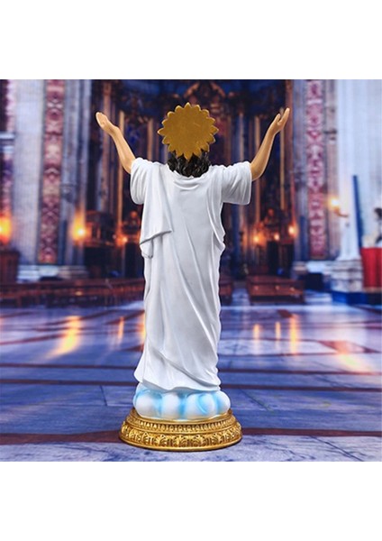 8.86 Inç Boyunda Isa Heykeli Kutsal Yeniden Doğuş Figürü Reçine Heykel Paskalya Dekoru (Yurt Dışından) fırsatları
