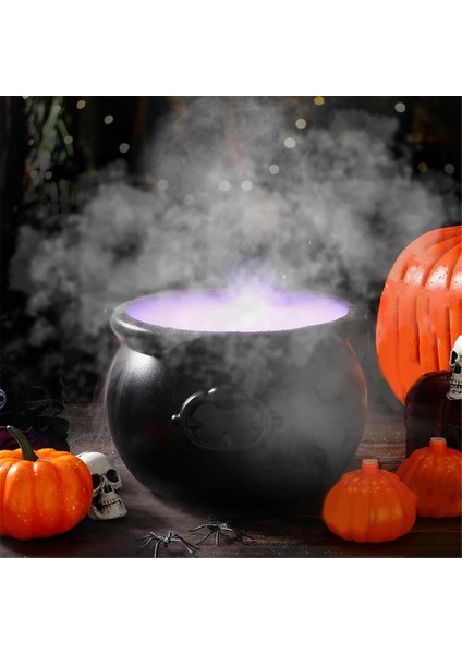 Cadılar Bayramı Cadı Kazanı Sis Makinesi 12 LED Işık Cadılar Bayramı Partisi Sis Makinesi Su Çeşmesi Sis Makinesi Cadılar Bayramı Abd Fişi (Yurt Dışından) fiyatları