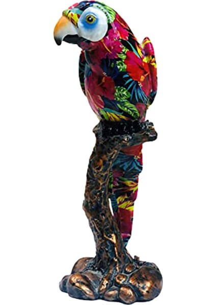 Avrupa Tarzı Reçine Papağan Heykeli Masaüstü Süsleme Aksesuarı Hediye Malzemeleri Ev Ofis Peyzaj Dekoru, A (Yurt Dışından)
