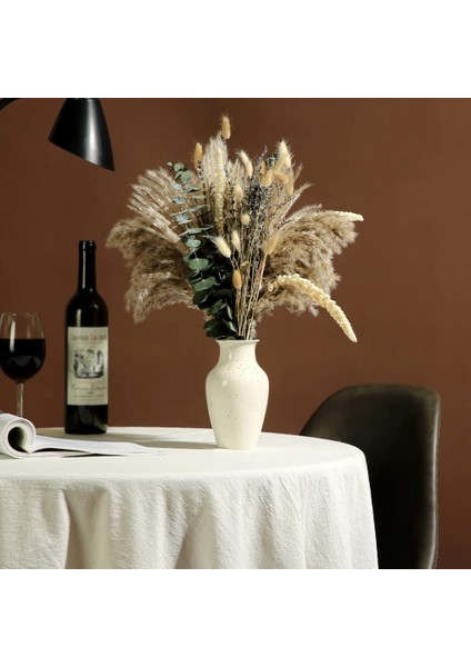 60 Adet Kurutulmuş Çiçek Pampas Dekoratif Kamış Çim Ev Ofis Dekor Için Dıy Çiçek Aranjmanı, Düğün Centerpieces (Yurt Dışından) fırsatları