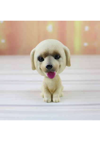 Simülasyon Sallanan Başlı Köpek Reçine Sevimli Bobble Head Köpek Ev/araba Gösterge Paneli Araba Araç Dekorasyonu Için - Labrador (Yurt Dışından) fırsatları