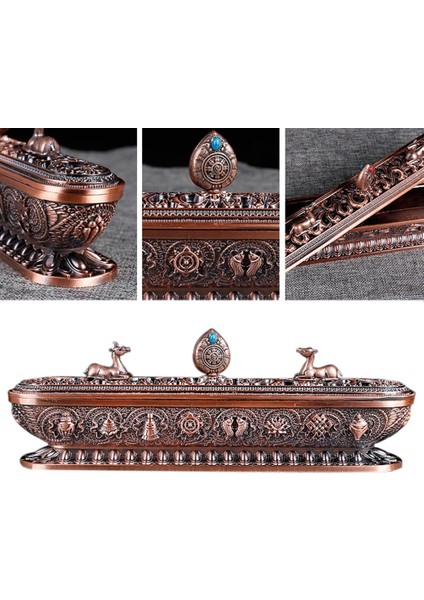 Tibet Tütsü Brülörü Antik El Yapımı Tütsü Çubuğu Tutucu Zen Çay Evi Ev Ofis Dekorasyonu El Sanatları Süsler B (Yurt Dışından) modelleri