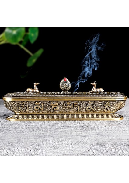 Tibet Tütsü Brülörü Antik El Yapımı Tütsü Çubuğu Tutucu Zen Çay Evi Ev Ofis Dekorasyonu El Sanatları Süsler B (Yurt Dışından) fırsatları