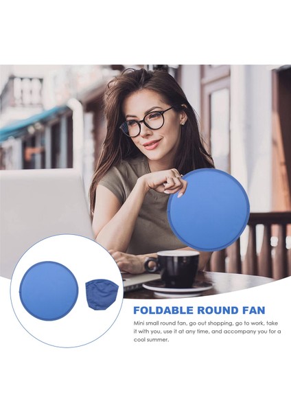 Katlanabilir Yuvarlak Yelpaze-Mavi (Yurt Dışından) fırsatları