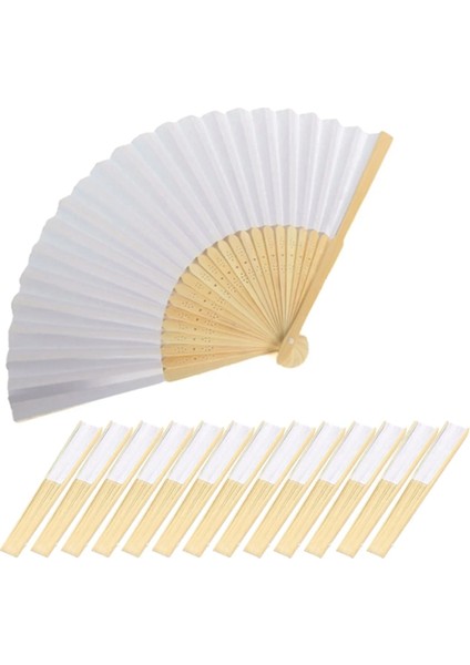 40 Adet Kendin Yap Kağıt Bambu Katlanır Yelpaze Yetişkinler Çocuklar Kaligrafi Boyama Uygulaması Boş Beyaz Katlanır Yelpaze Düğün Hediyeleri (Yurt Dışından) modelleri