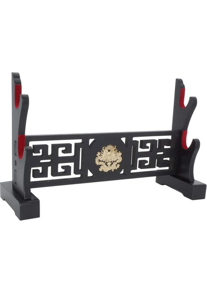 Yastıklı Standı Ekran Kadife Korumak Rafı Katana Genji Japon Tapınakçı Standı-Ejderha (Yurt Dışından)