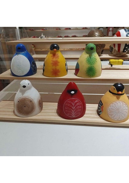 İpoearthu Kuş Şarkısı Çanı Bahçe Dekorasyonu Yaratıcı Rüzgar Çanı Kolye Hayvan Dekoru Bahçe Sanatsal Boyalı Reçine Kuş Rüzgar Çanları D (Yurt Dışından) fiyatları