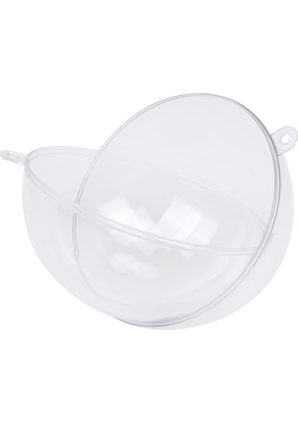 1 Adet Düğün Noel Ağacı Asılı Süslemeler Top Şeffaf Açık Plastik Şeffaf Süs Çocuklar Kendin Yap Parti Malzemeleri 10CM (Yurt Dışından) fırsatları