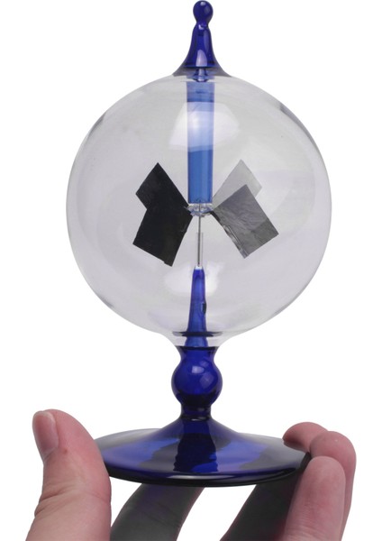 Mavi Güneş Enerjisi Radyometre Güneş Işığı Enerji Crookes Dönen Kanatlar Fırıldak Hediye Ev Masası Dekorasyon (Yurt Dışından) modelleri