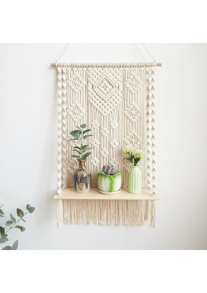 Yatak Odası ve Bitki Için Raflar Boho Ev Dekor Noel Dekorasyon Ahşap Duvar Rafı Mumluk Yüzen Raflar Hediye (Yurt Dışından) fiyatları