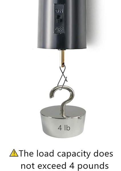 Dönücü ve Rüzgar Çanı Bahçe Dekorasyon Aksesuarları Için Asılı Siyah Döner Motor, Pil Dahil Değil 3 Paket (Yurt Dışından) fiyatları