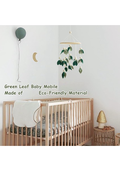 Erkek ve Kız Beşik Keçe Kumaş Boncuk Yatak Çan Bebek Çocuk Odası Yatak Asılı Dekorasyon (Yurt Dışından) fırsatları