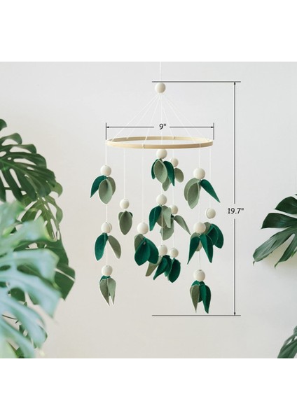 Erkek ve Kız Beşik Keçe Kumaş Boncuk Yatak Çan Bebek Çocuk Odası Yatak Asılı Dekorasyon (Yurt Dışından) indirimleri