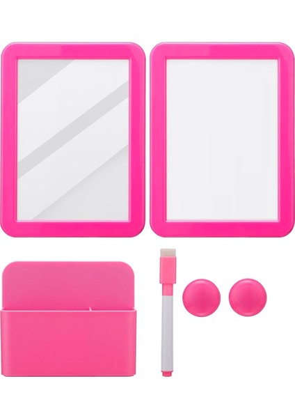 Dolap Aksesuar Seti-Kız Okul Malzemeleri,manyetik Beyaz Tahta Aynalı Kuru Silinebilir Kalem Tutucu ve Okul Malzemeleri,b (Yurt Dışından)