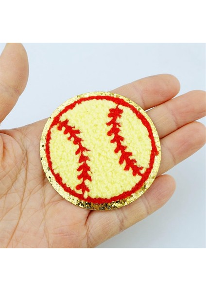 12 Adet Beyzbol Yaması Altın Kenarlı Beyzbol Aplike Beyzbol Ütüyle Yapıştırılan Yamalar Dıy Giyim Onarımı Için (Yurt Dışından) modelleri