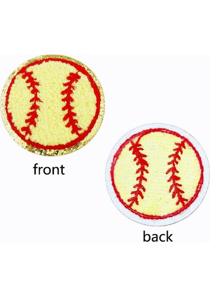 12 Adet Beyzbol Yaması Altın Kenarlı Beyzbol Aplike Beyzbol Ütüyle Yapıştırılan Yamalar Dıy Giyim Onarımı Için (Yurt Dışından) fırsatları