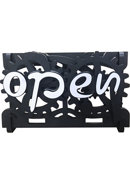 Açık-Kapalı Tabela Asma Kapı Tabelası Yaratıcı Ekipman Mağaza Restoran Oteller Kafeler Duvara Monte Için Ters Çevirme (Yurt Dışından)