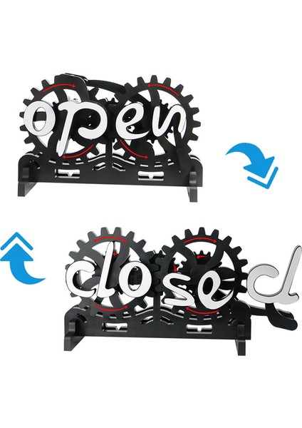 Açık-Kapalı Tabela Asma Kapı Tabelası Yaratıcı Ekipman Mağaza Restoran Oteller Kafeler Duvara Monte Için Ters Çevirme (Yurt Dışından) fırsatları