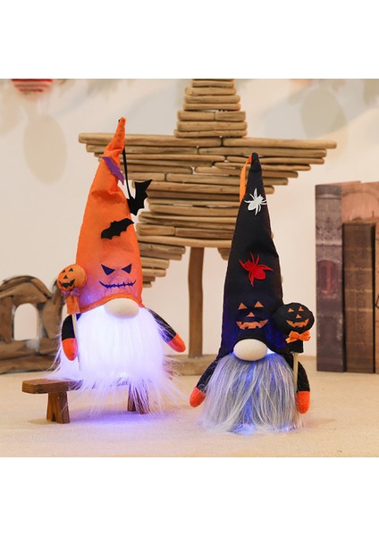 Cadılar Bayramı Peluş Bebek Yüzü Olmayan Gnome Peluş Bebek Peluş Cüce Yüzü Olmayan Bebek Işıklı Cadılar Bayramı Masa Süslemeleri Hediyeler (Yurt Dışından) fırsatları