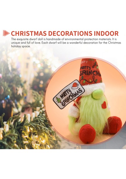 Noel Cücesi Mutlu Noeller Noel Baba Yüzsüz Bebek Isveç Tomte Nisse Noel Süslemeleri Noel Partisi Masa Dekoru (Yurt Dışından) modelleri