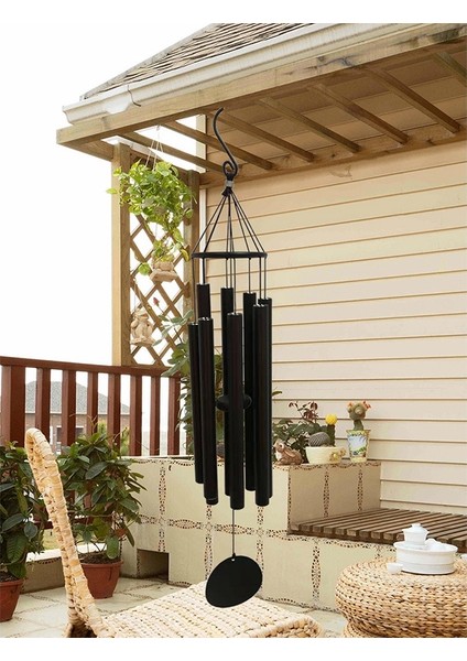 Rüzgar Çanları Açık Büyük Derin Ton 8 Metal Tüpler Ev Bahçe / Bahçe / Balkon Dekoru Için Rüzgar Çanları (Yurt Dışından) fırsatları