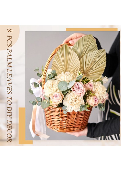 Adet Kurutulmuş Palmiye Yaprakları Süslemeleri Kesilmiş Kurutulmuş Palmiye Mızrak Palmiye Hayranları Tropikal Kurutulmuş Düğün Çiçekleri Boho Düğün Dekor (Yurt Dışından) modelleri