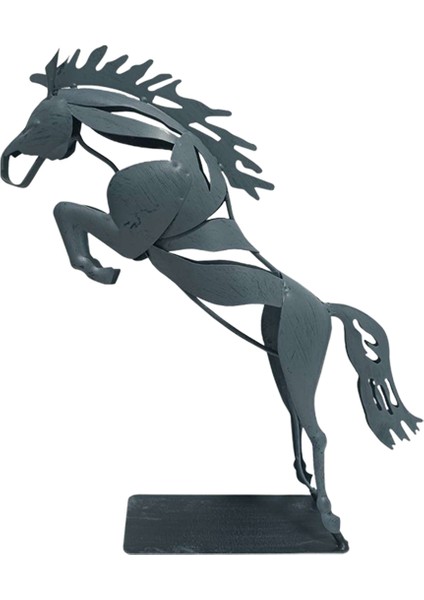 At Heykeli Süslemeleri El Yapımı Gerçekçi At Ayakta Heykeli Masa Süslemeleri (Yurt Dışından)