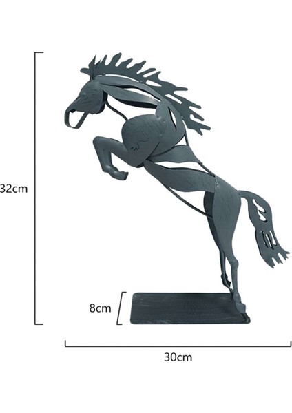 At Heykeli Süslemeleri El Yapımı Gerçekçi At Ayakta Heykeli Masa Süslemeleri (Yurt Dışından) fiyatları