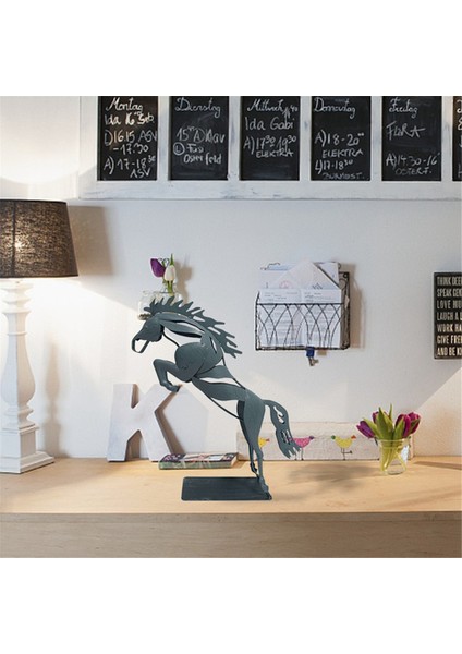 At Heykeli Süslemeleri El Yapımı Gerçekçi At Ayakta Heykeli Masa Süslemeleri (Yurt Dışından) fırsatları