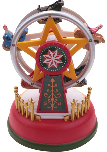 Noel Parlayan Müzik Atlıkarınca Dönme Dolap Yılbaşı Hediyeleri Noel Arifesi Hediyeleri Noel Süsleri Ev Dekorasyon Hediyeler B (Yurt Dışından) fiyatları