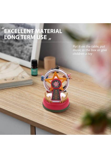 Noel Parlayan Müzik Atlıkarınca Dönme Dolap Yılbaşı Hediyeleri Noel Arifesi Hediyeleri Noel Süsleri Ev Dekorasyon Hediyeler B (Yurt Dışından) indirimleri