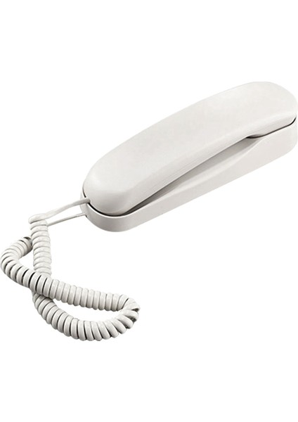 Kablolu Duvar Telefonu, Otel Küçük Telefonu, Ev/banyo/okul/ofis Için Uygun Sabit Duvar Telefonu, Beyaz (Yurt Dışından)