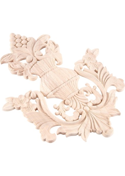 Minyatür Ahşap Vintage Ahşap Oyma Köşe Çıkartması Duvar Lambası Ev Mobilyaları Duvar-Mobilya Kapılar Dekoratif (Yurt Dışından) modelleri