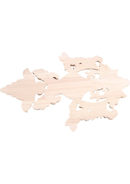 Minyatür Ahşap Vintage Ahşap Oyma Köşe Çıkartması Duvar Lambası Ev Mobilyaları Duvar-Mobilya Kapılar Dekoratif (Yurt Dışından) fırsatları