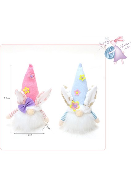 LED Işıklı Paskalya Tavşanı Cüceler Dekor Kız Odası Dekorasyon Isveç Nisse Iskandinav Tomte Cüce Ev Süsler (Yurt Dışından) fiyatları