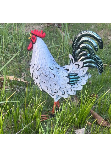 Tavuk Dekoratif Metal Ayaklı Hayvan Heykeli Arka Bahçe Veranda Mutfak Dekorasyonu ve Çim Dekorasyonu Için (Yurt Dışından) fırsatları