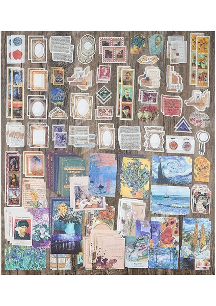 Vintage Karalama Defteri Malzemeleri Paketi (200 Adet) Art Journaling Önemsiz Günlük Planlayıcıları Için Kendi Başına Yap Kağıdı Çıkartmalar (C) (Yurt Dışından) indirimleri