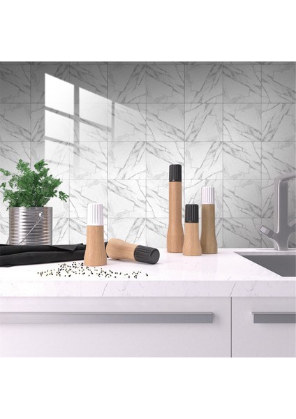 Mermer Dekoratif Yapışkanlı Fayans Çıkartmaları Fmor Banyo ve Mutfak Fayans Çıkartmaları, Su Geçirmez Kendinden Yapışkanlı Dekorasyon cm (Yurt Dışından) fırsatları