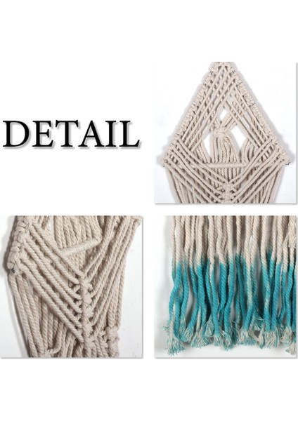 Makrome Dokuma Duvar Asılı Boho Ev Şık Bohem Geometrik Sanat Dekor-Güzel Daire Yurt Odası Dekorasyonu (Yurt Dışından) modelleri